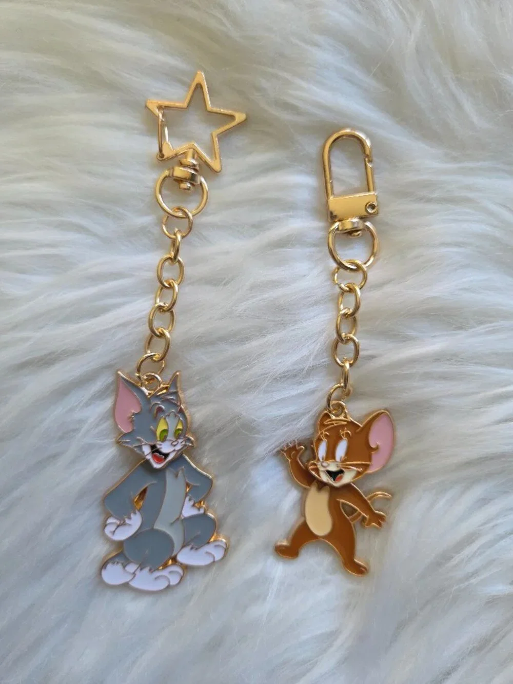 Tom & Jerry Keychain Set